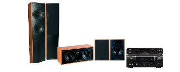 Zestaw kina domowego Denon AVR-1610 + DBP-1610 + Crystal 40