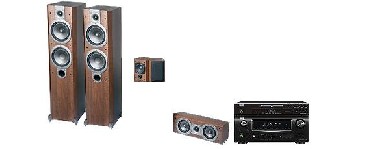 Zestaw kina domowego Denon AVR-1610 + DBP-1610 + Verdus 300