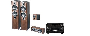 Zestaw kina domowego Denon AVR-1610 + DBP-2010 + Verdus 250