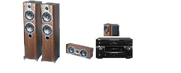 Zestaw kina domowego Denon AVR-1910 + DBP-1610 + Verdus 250