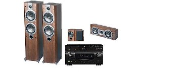 Zestaw kina domowego Denon AVR-1910 + DBP-2010 + Verdus 300