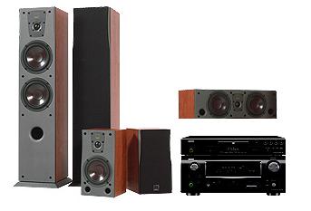 Zestaw kina domowego Denon AVR-1910 + DVD-1740 + Concept 6