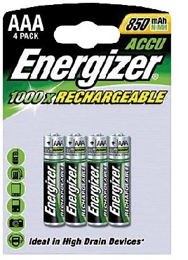 Akumulatorki Energizer 4x HR03 850mAh