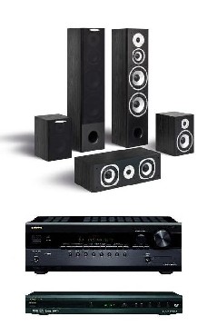 Zestaw kina domowego Onkyo HTE 308+406 QUINTAS 5000