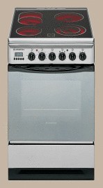 Kuchnia elektryczna z pyt ceramiczn Hotpoint-Ariston C 3V8 P.2 (X)