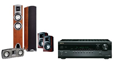 Zestaw kina domowego Onkyo HTE 508 + 406 SYNERGY F2-C2-B2