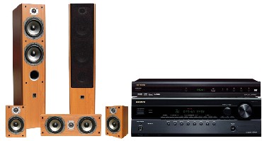 Zestaw kina domowego Onkyo HTE 608 + 406 CLASSIC 9950