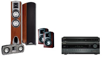 Zestaw kina domowego Onkyo HTE 608 + BD507 SYNERGY F3-C1-B2