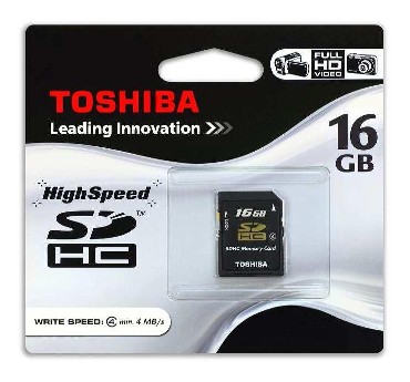 Karta pamici Toshiba HighSpeed SD HC 16GB