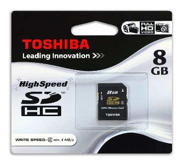 Karta pamici Toshiba HighSpeed SD HC 8GB